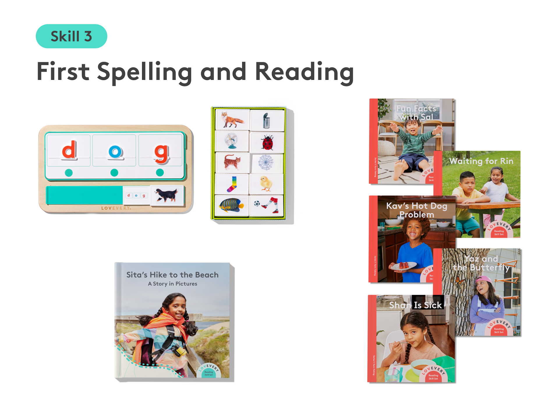 Lovevery Reading Skill Set: First Spelling and Reading