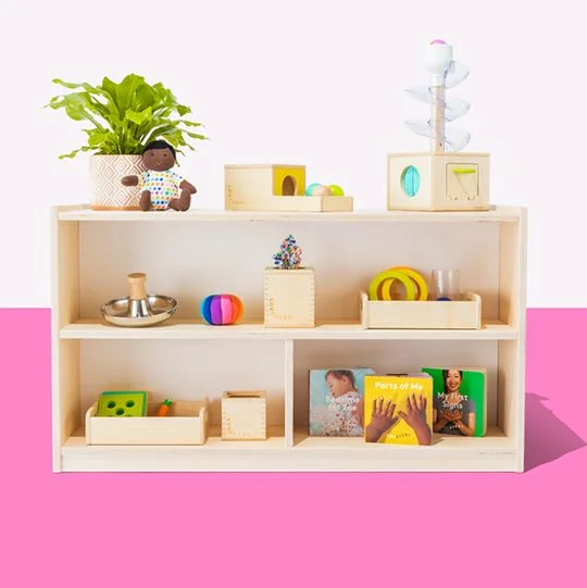 Color Block Image - Montessori Shelf 