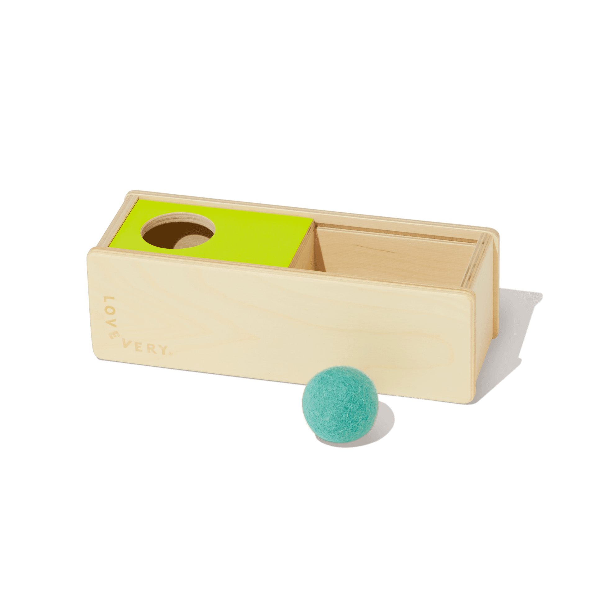 Sliding top online box baby toy