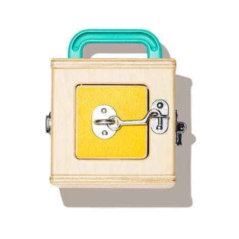 LOVEVERY Wooden Lock Box Latches, The Realist Box
