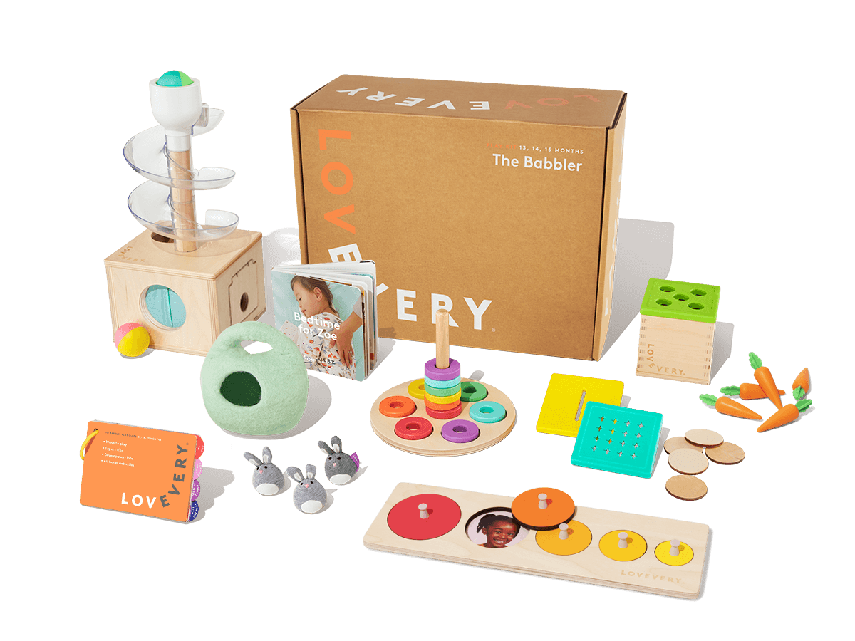Baby toy subscription outlet box