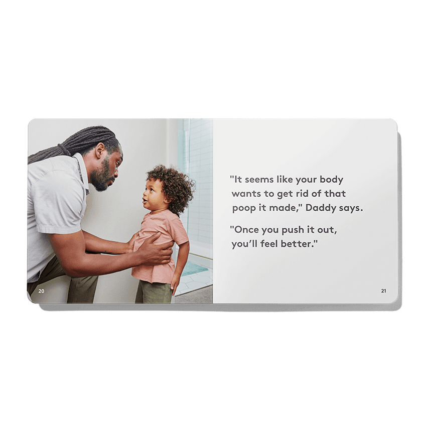 Ready to go Poop book by Lovevery