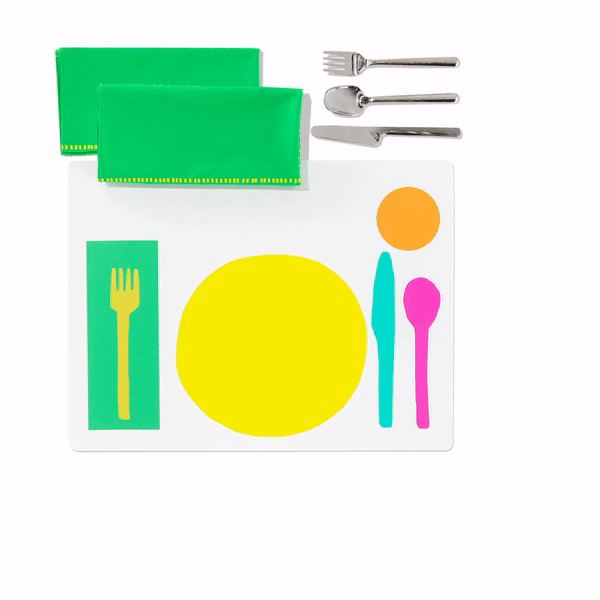Montessori Placemat & Utensils by Lovevery