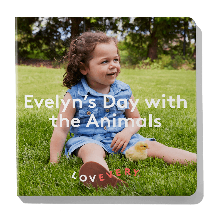 ‘Evelyn’s Day with the Animals’ Board Book