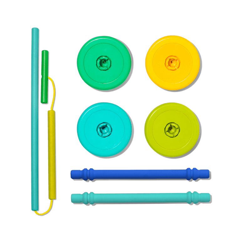 Wheels and dowels with a toggle string from The Block Set