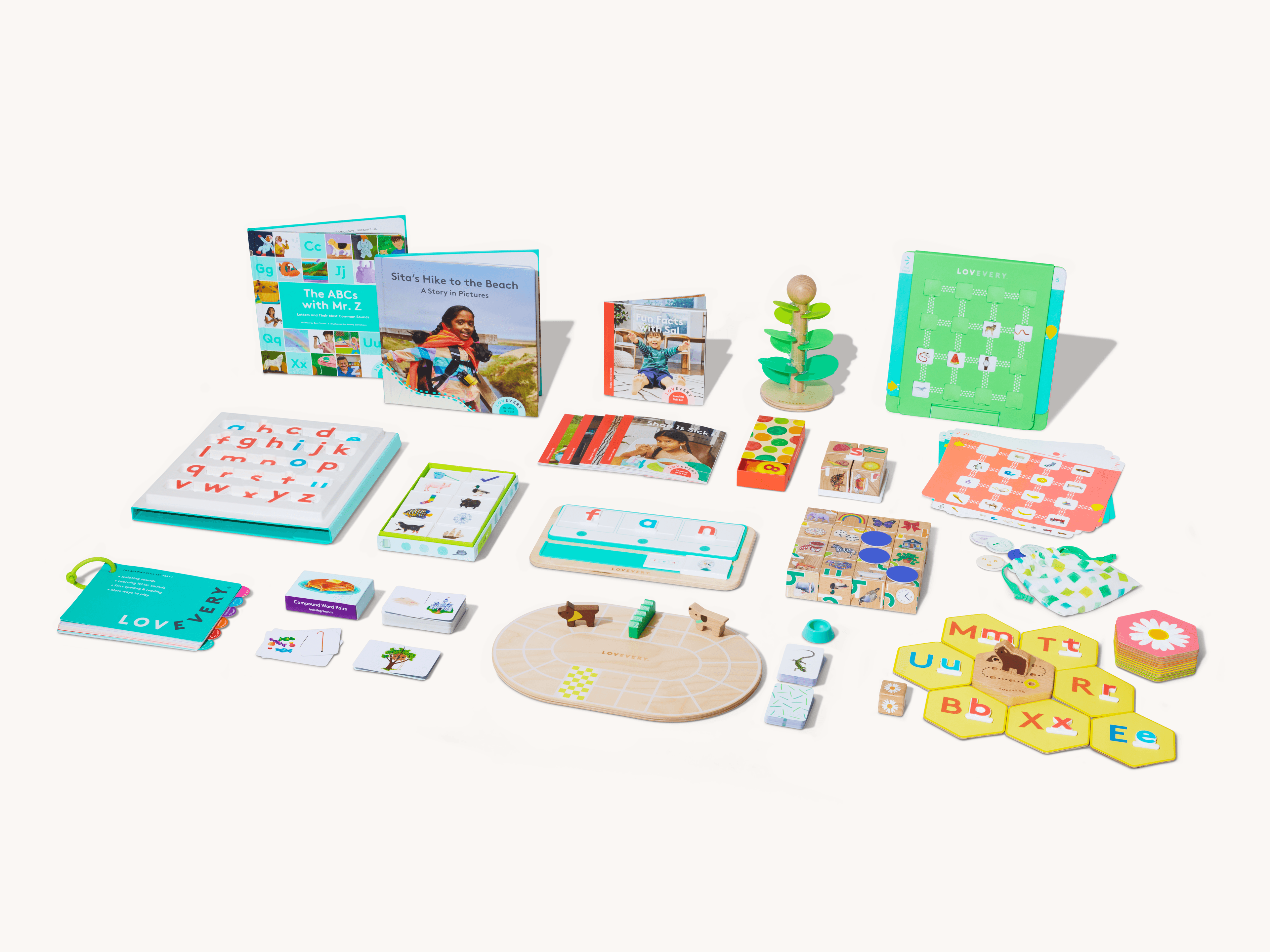 Lovevery Reading Skill Set Sounds to Reading learning games