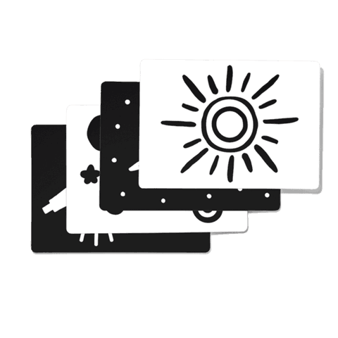 Complex Black and White Card Set