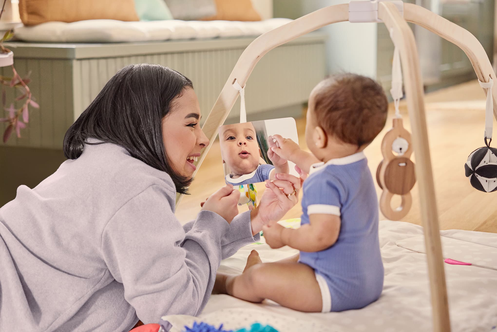 The Play Gym | Baby Activity & Tummy Time Mat | Lovevery