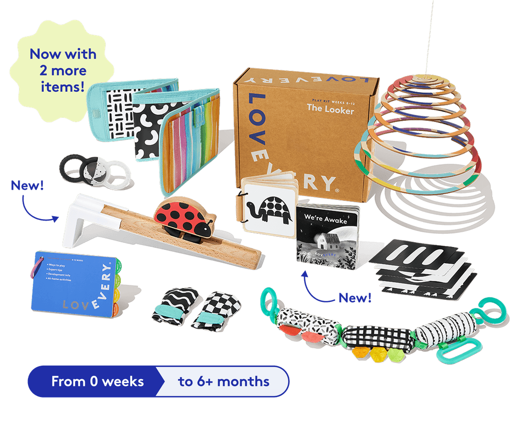 The Looker Play Kit | Toys for Newborn to 12 Week Olds | Lovevery The Looker Play Kit | Toys for Newborn to 12 Week Olds | Lovevery