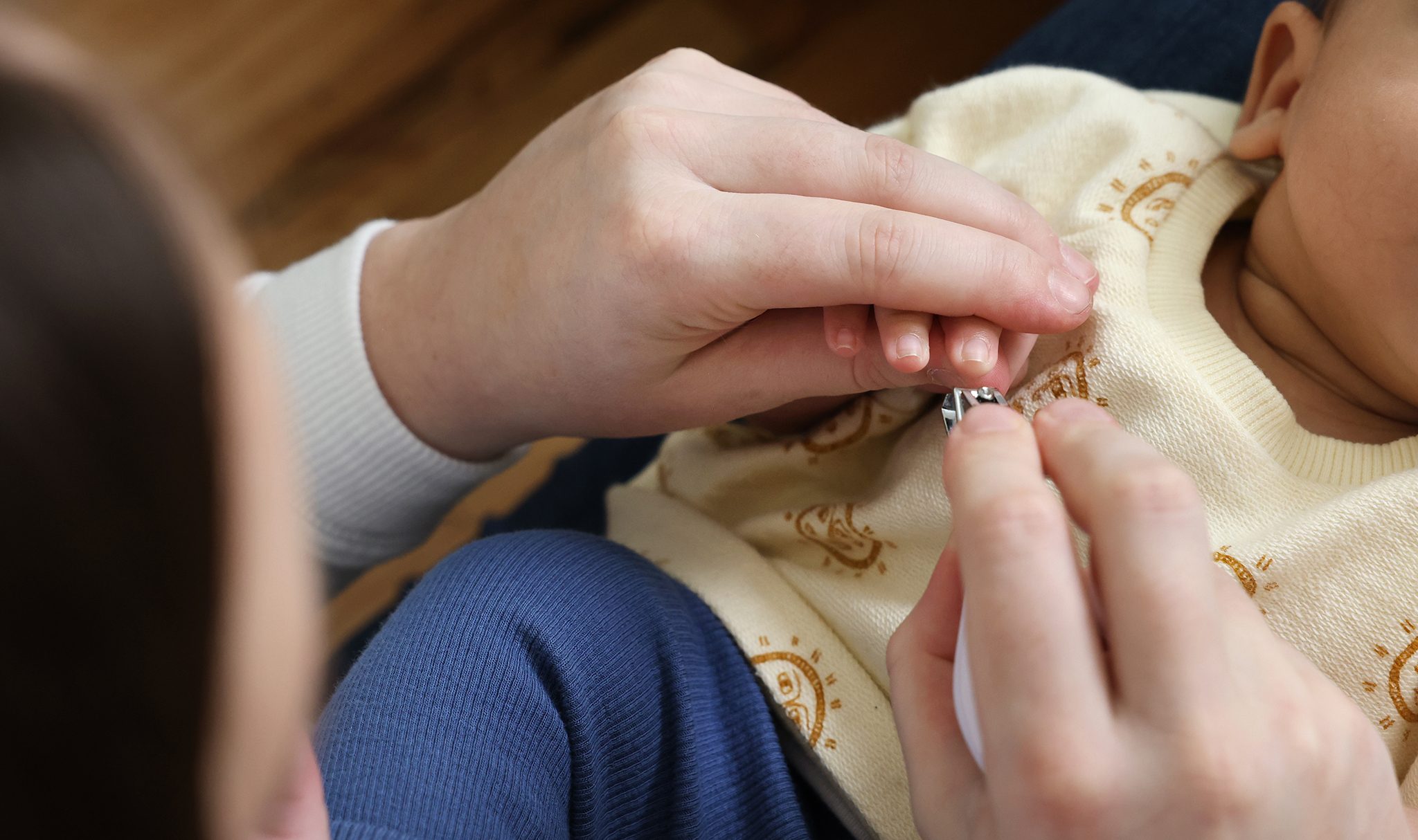 Cutting your newborn's fingernails | Lovevery