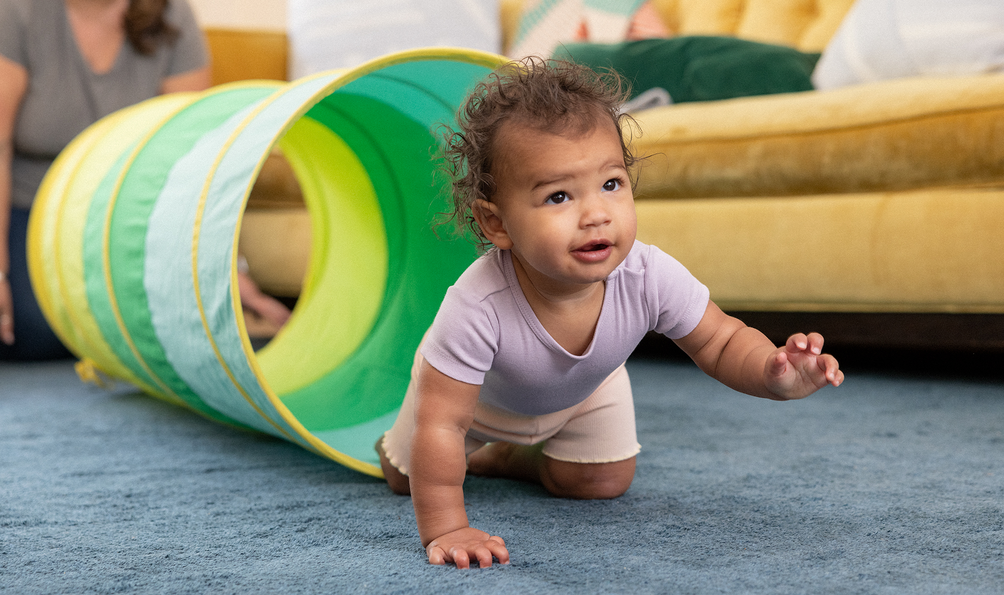 5 easy play tunnel games for toddlers